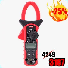 Токоизмерительные клещи UNI-T UT206A купить в магазине суперайс со скидкой