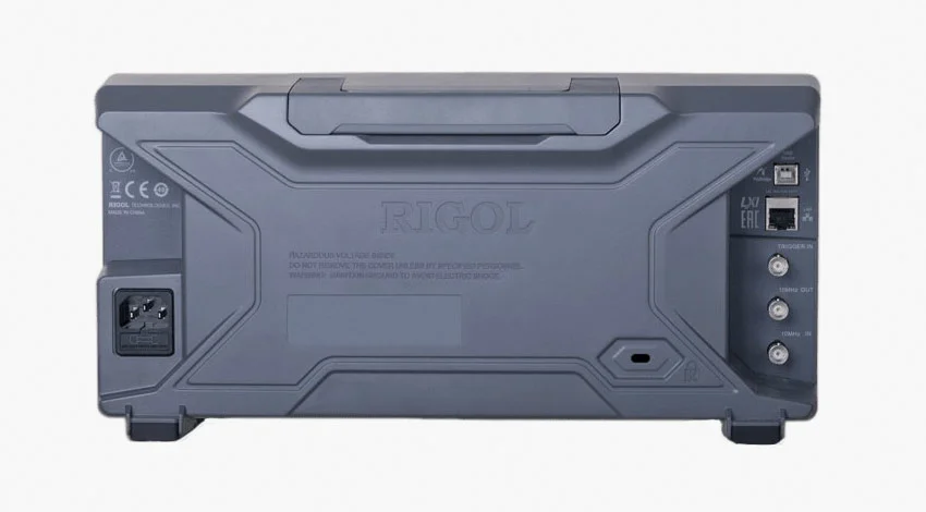 Фото анализатора спектра с задней стороны Фото задней панели RIGOL DSA710