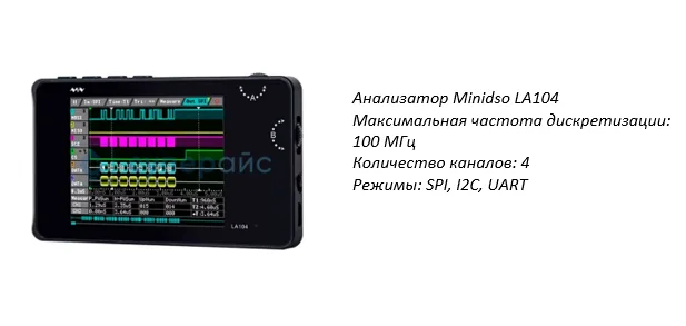 четырёхканальный анализатор логический анализатор логический с дисплеем