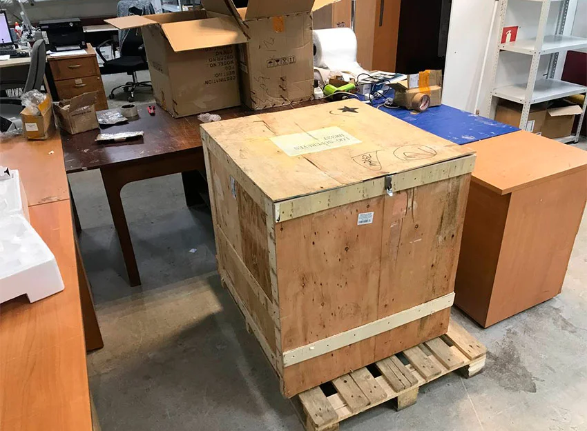 Упаковка при доставке паяльной станции