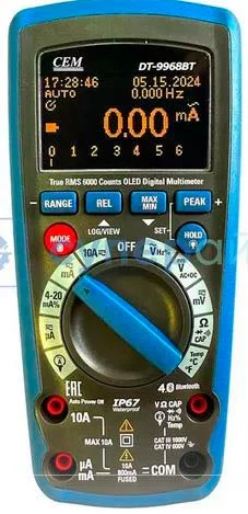 универсальный мультиметр DT-9968BT заказать в магазине суперайс
