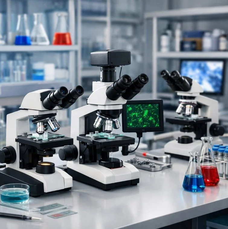 заказать микроскоп настольный в магазине суперайс