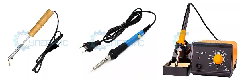 виды паяльников