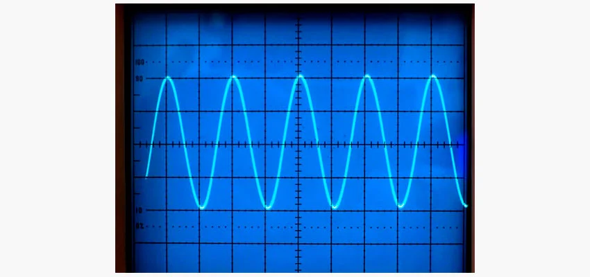 Изображение осциллографа