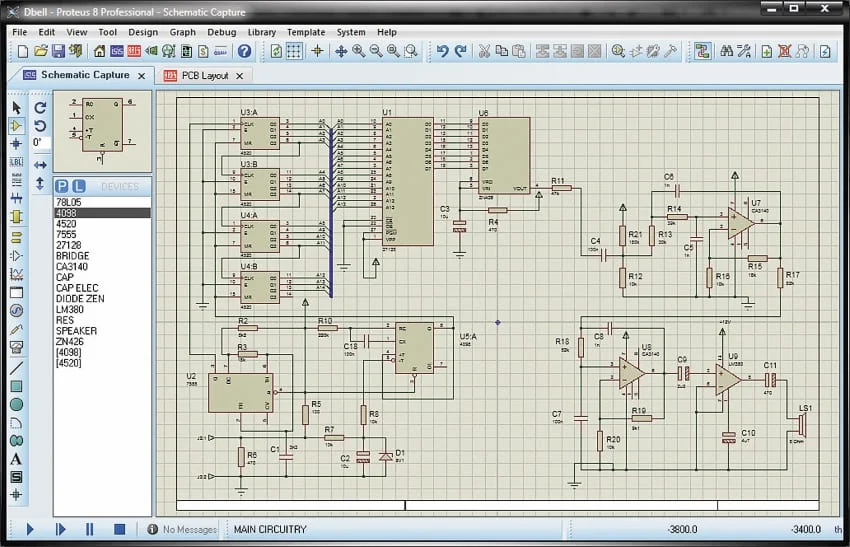 симулятор proteus