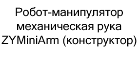 купить робот-манипулятор механическая рука ZYMiniArm конструктор на день знаний в суперайс