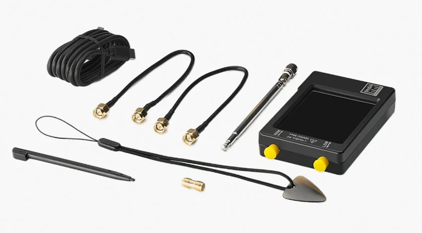 Комплект анализатора спектра TinySA Набор поставки спектроанализатора TinySA