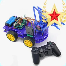 Робот-платформа с манипулятором на шасси MeArm купить в суперайс на день защитника отечества