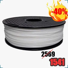 PCL пластик 1,75 мм YASIN 3D белый 1 кг купить в суперайс по акции