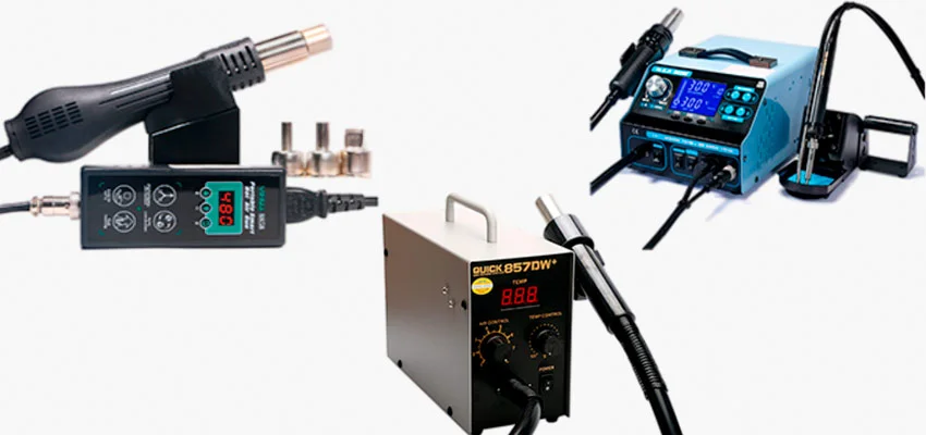 Станции для пайки термовоздушные