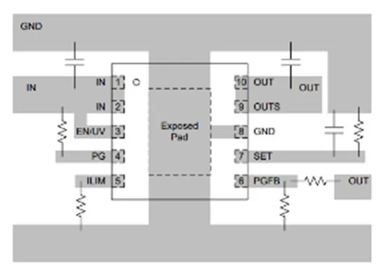 трассировка платы схема