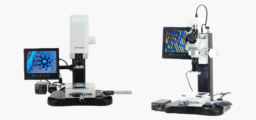 Внешний вид прецизионных микроскопов
