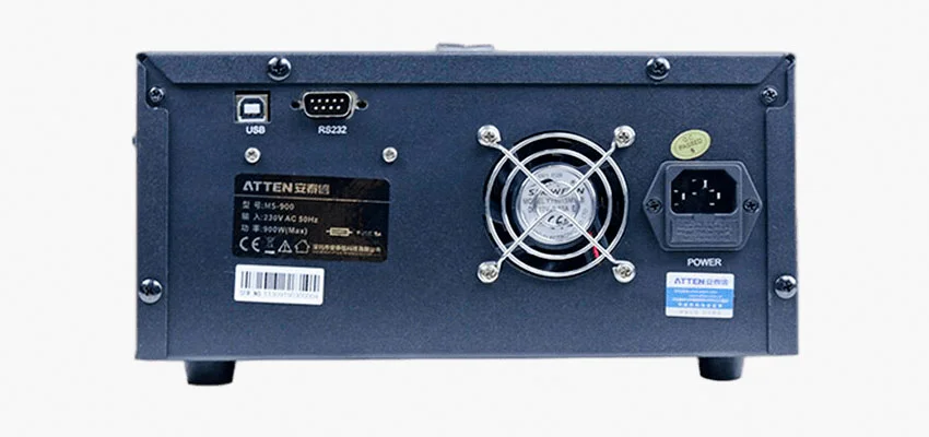 Фото термовоздушной станции сзади