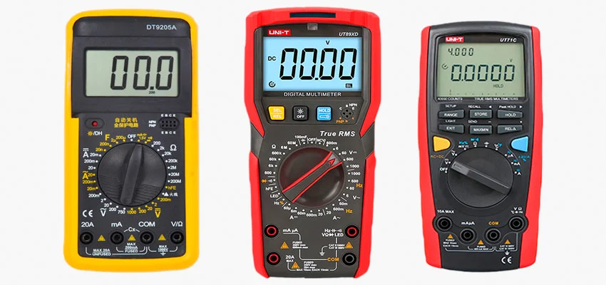Тестер мультиметр для измерения тока и напряжения