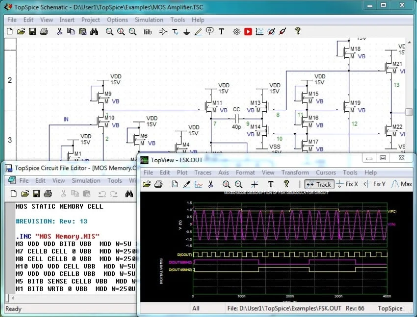 симулятор электрических цепей