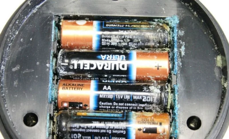 коррозия батареек