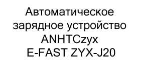 Автоматическое зарядное устройство ANHTCzyx E-FAST ZYX-J20 12 В, 7 А купить в Суперайс