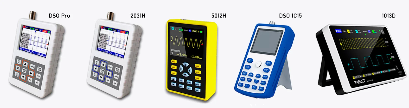 Популярные портативные осциллографы FNIRSI