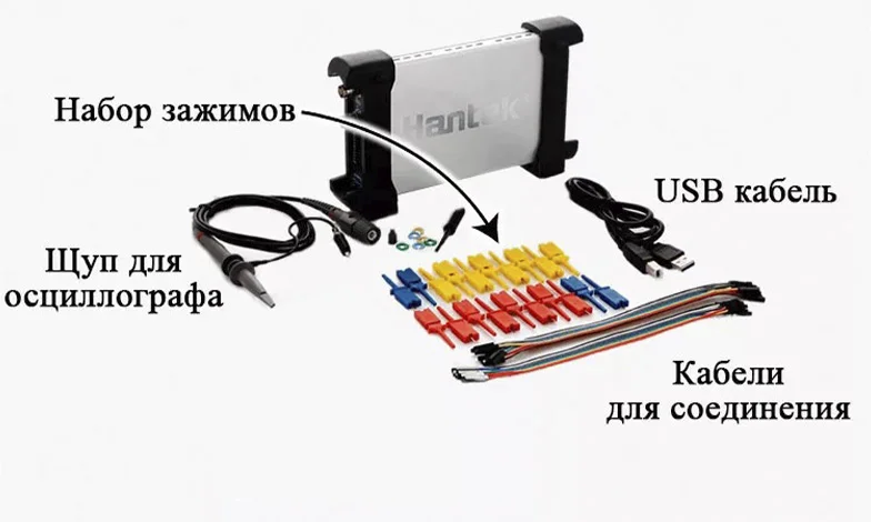 USB осциллограф-приставка Hantek DSO-6022BL