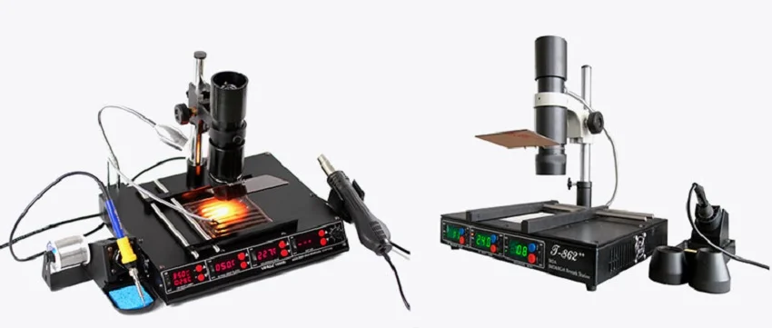 Паяльные станции с дополнительными модулями