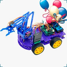 Робот-манипулятор на шасси MeArm купить в суперайс по низкой цене