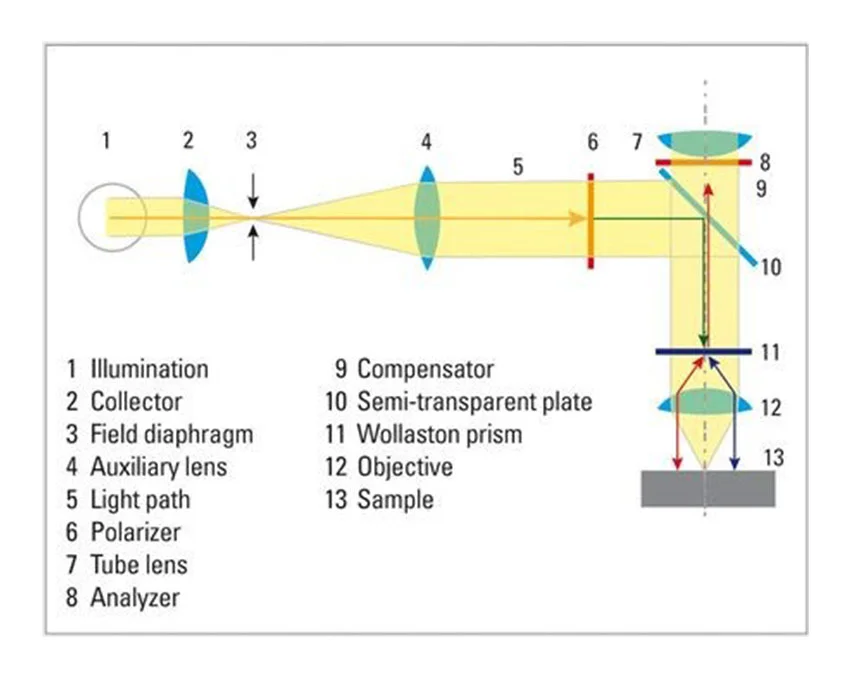 купить металлографический микроскоп с методом ДИК в Суперайс