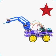 Робот манипулятор на шасси MeArm с контроллером купить на 23 февраля в суперайс