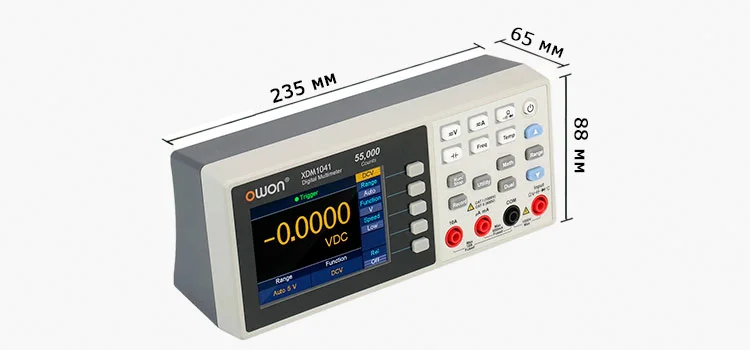 Размеры настольного измерительного оборудования XDM1041