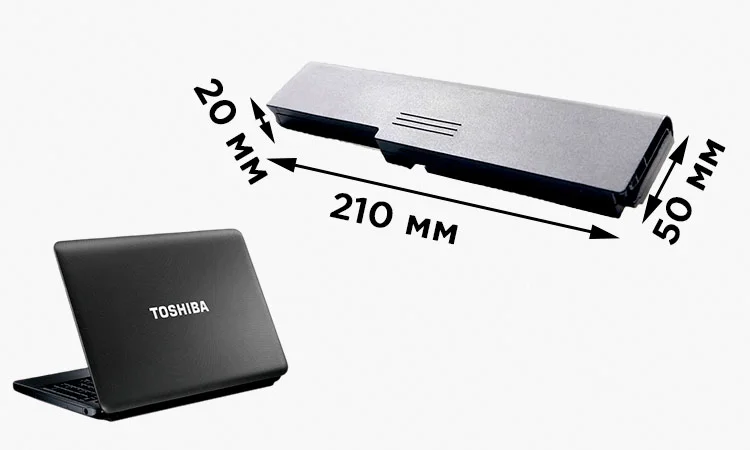Батарея для ноутбука на 4400 мАч Оригинальный аккумулятор Toshiba