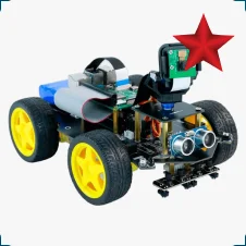 купить Робот-конструктор с FPV камерой Yahboom Raspbot AI Vision Robot Car в суперайс