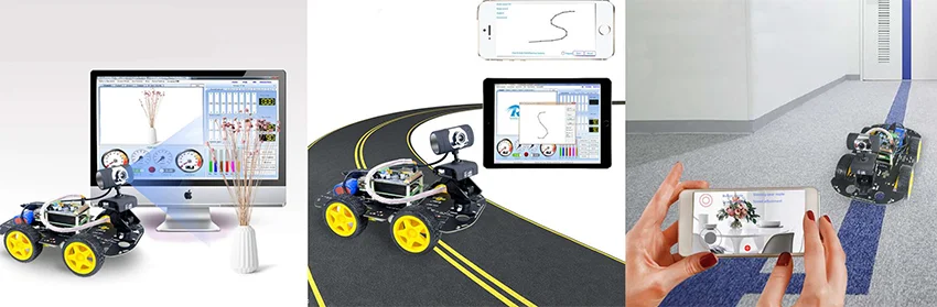 Функции робота Xiao-r DS Robot Wi-Fi Конструктор робот-машинка Xiao-r DS Robot Wi-Fi regbnm в Суперайс