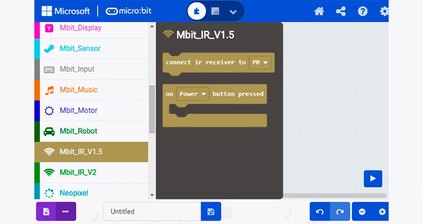 Вкладка «Mbit_IR_V1.5» и её содержимое