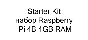 Starter Kit набор Raspberry Pi 4B 4GB RAM в подарок на новый год купить в Суперайс