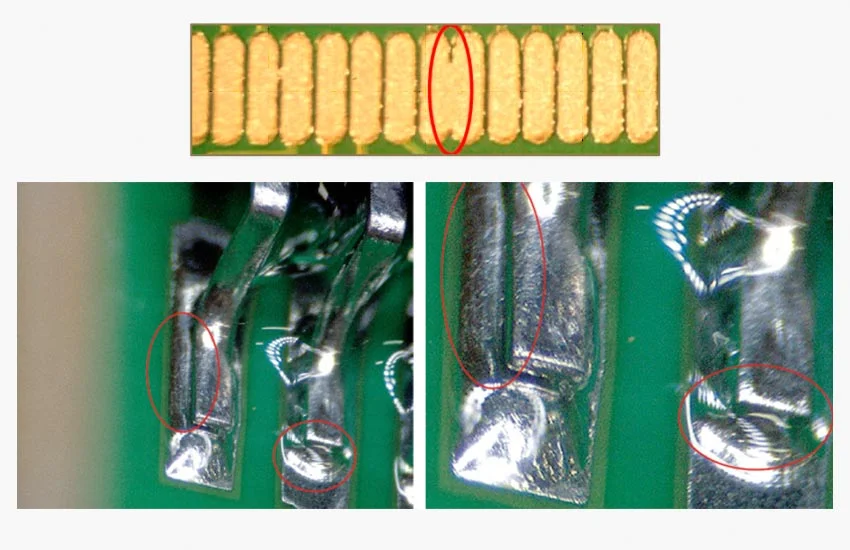 капиллярное затекание припоя