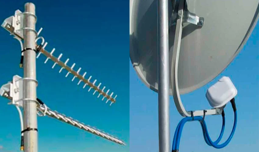 схема логопериодической антенны