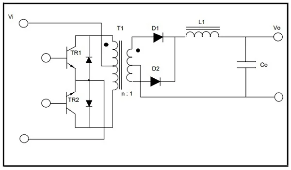 двухтактная схема блока питания