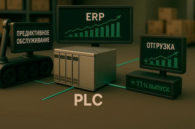 Интеграция ERP и MES-систем программируемый контроллер PLC