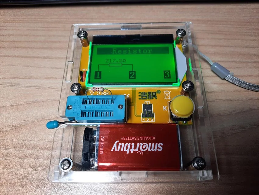 тестер для проверки радиокомпонентов lcr t4