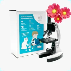 Микроскоп Supereyes MyLab M10 100x-1200x с набором для опытов и микропрепаратами, без кейса