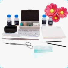 Комплект для опытов SAGA X5P-005 (артемии, дрожжи, соль, смола, 5 готовых образцов)