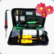 Набор для пайки CXG 10 в 1 (паяльник 70 Вт, расходники, ручной инструмент)