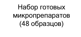 набор готовых микропрепаратов для микроскопа купить в суперайс