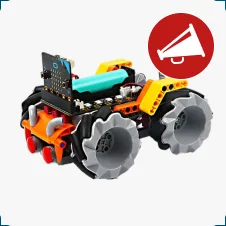 Робот Keywish BBC micro:bit на меканум-колесах