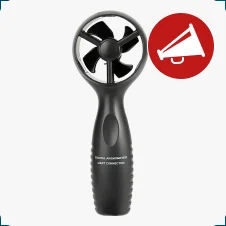 Цифровой крыльчатый анемометр Benetech GM8904