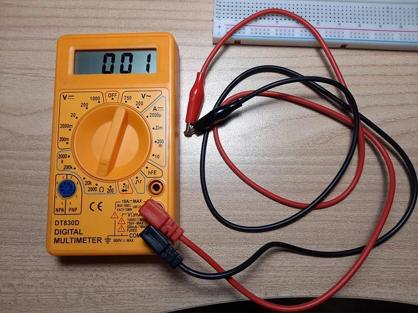 проверка сопротивления мультиметром