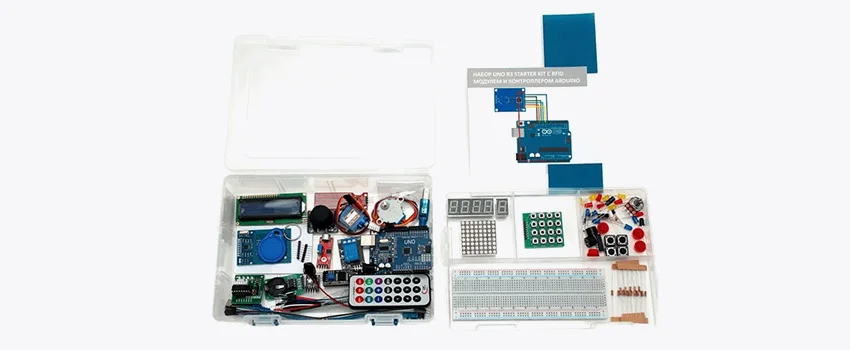 Комплектующие и руководство пользователя к набору Ардуино-набор с 12 уроками в Суперайс