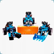 Робот-конструктор 3 в 1 Yahboom micro:bit HelloBot Basic version Lift and Clip pack купить в суперайс со скидкой 