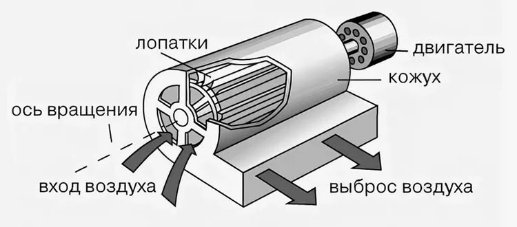 Мощный вентилятор радиально диаметральные вентиляторы