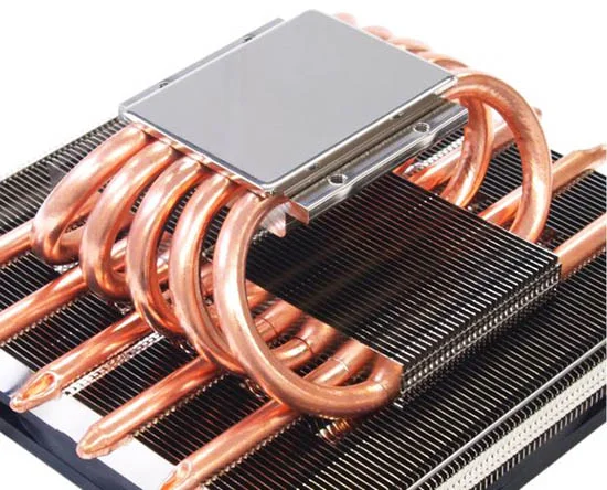 Тепловые трубки кулера процессора медная тепловая трубка