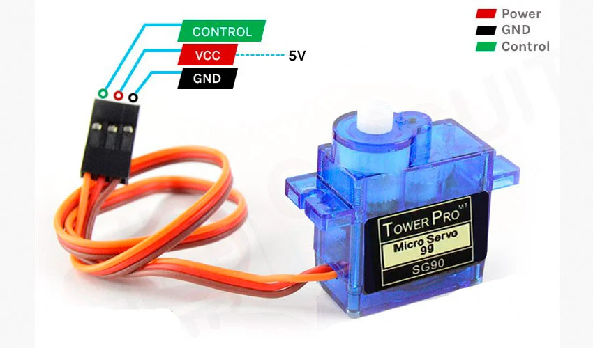 пины сервопривода